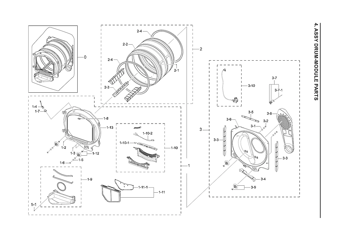 Drum Back Module Assembly