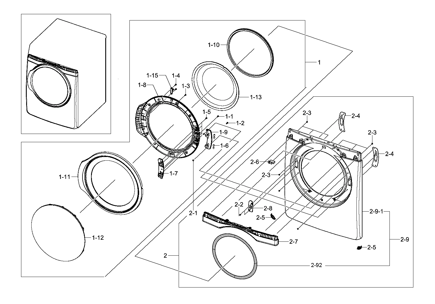 Squall Door Assembly