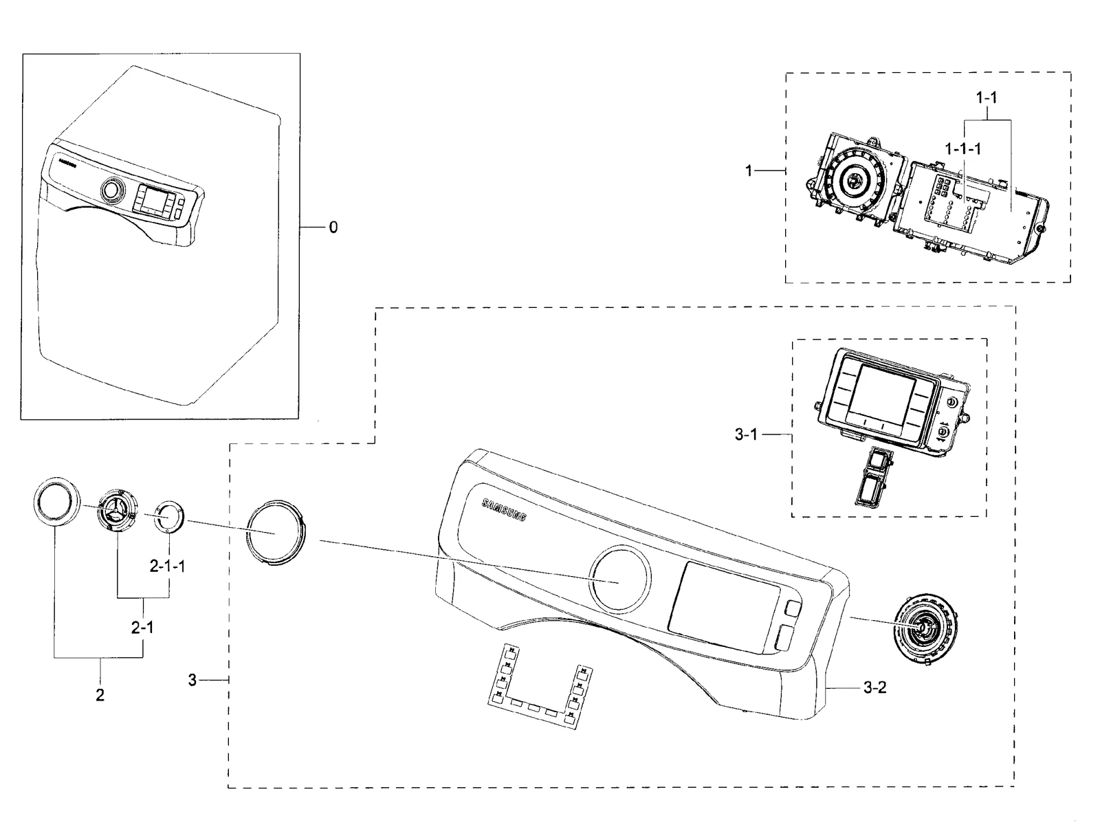 Assembly S.PANEL CONTROL;DV42H5400