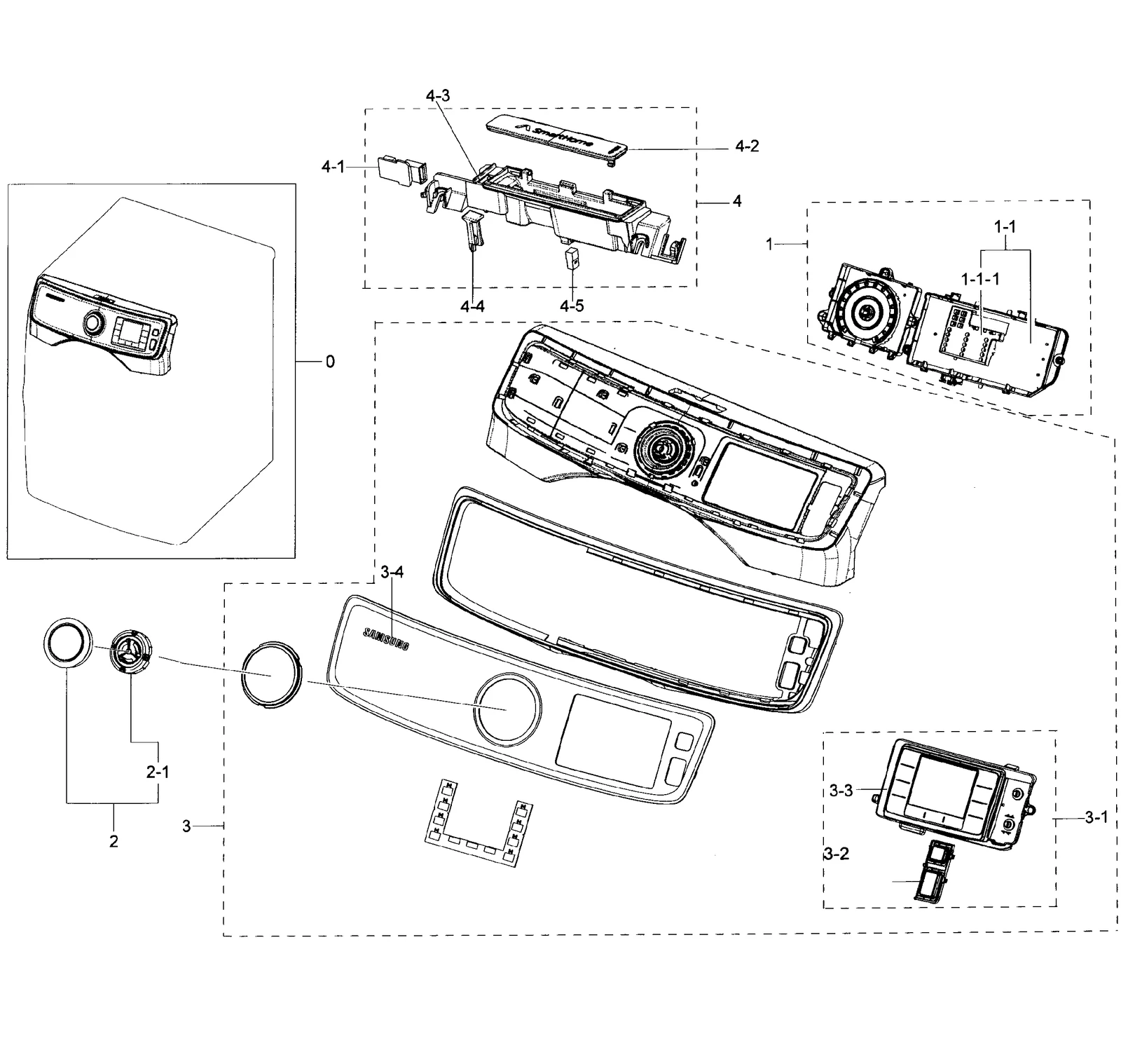 Assembly S.PANEL CONTROL;DV50K7500