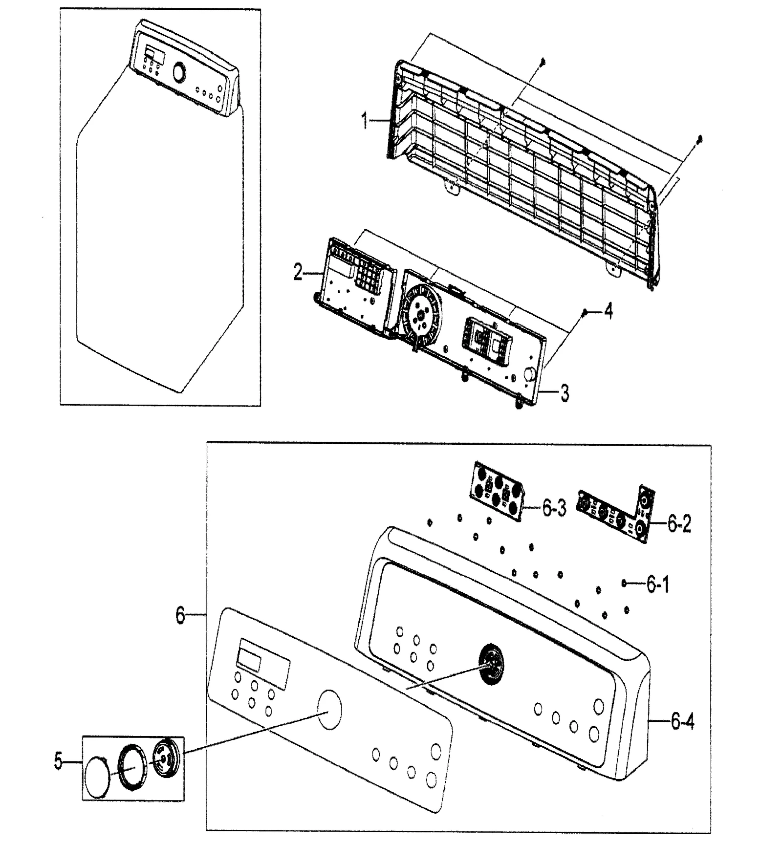 Assembly S.PANEL CONTROL;ORCA-DRYE