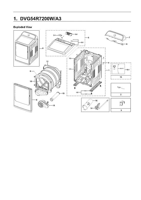 Control Panel Parts Assembly