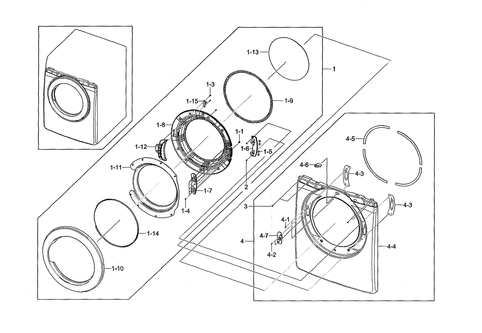 Cover Door Assembly (I)