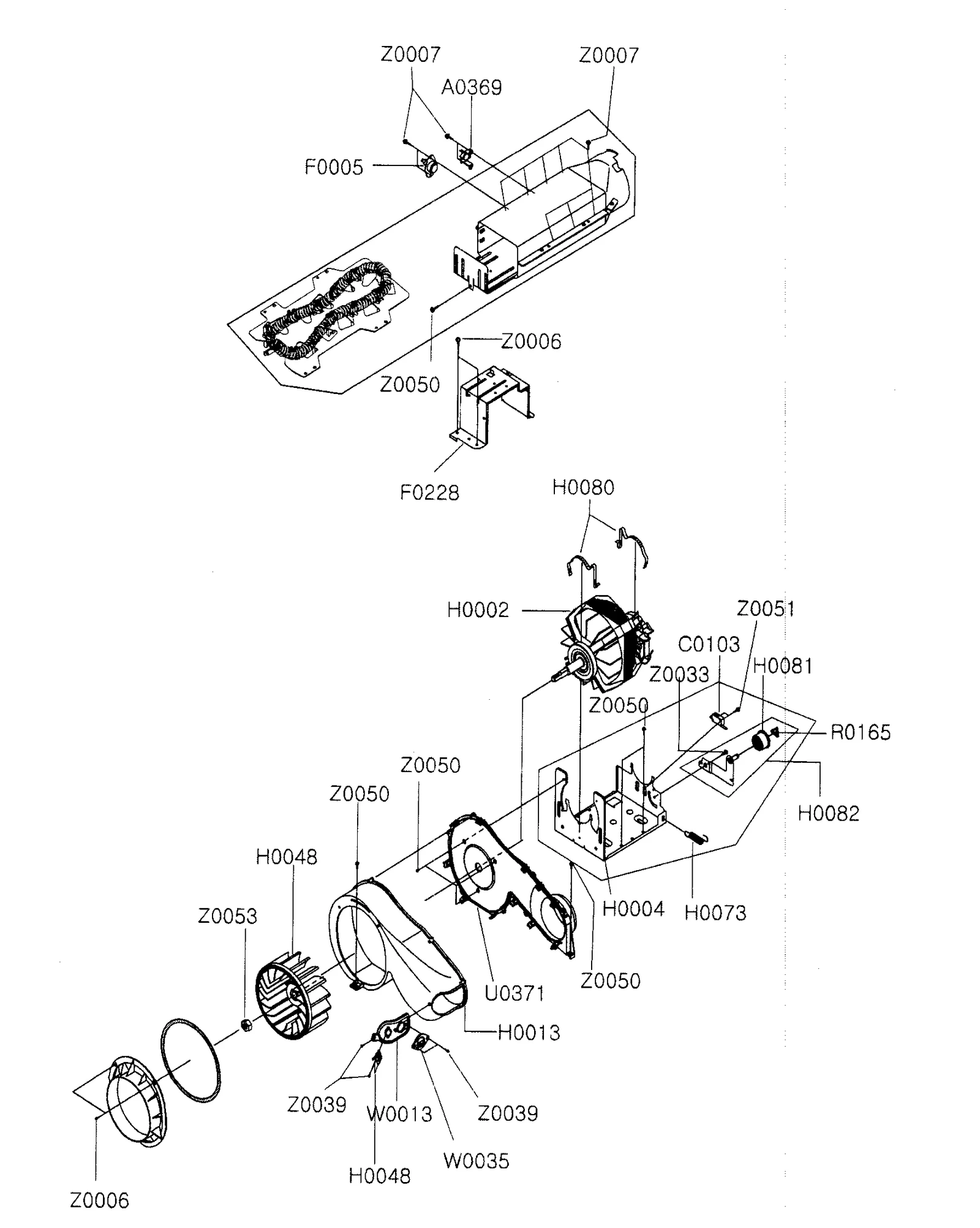 Heater Duct Assembly