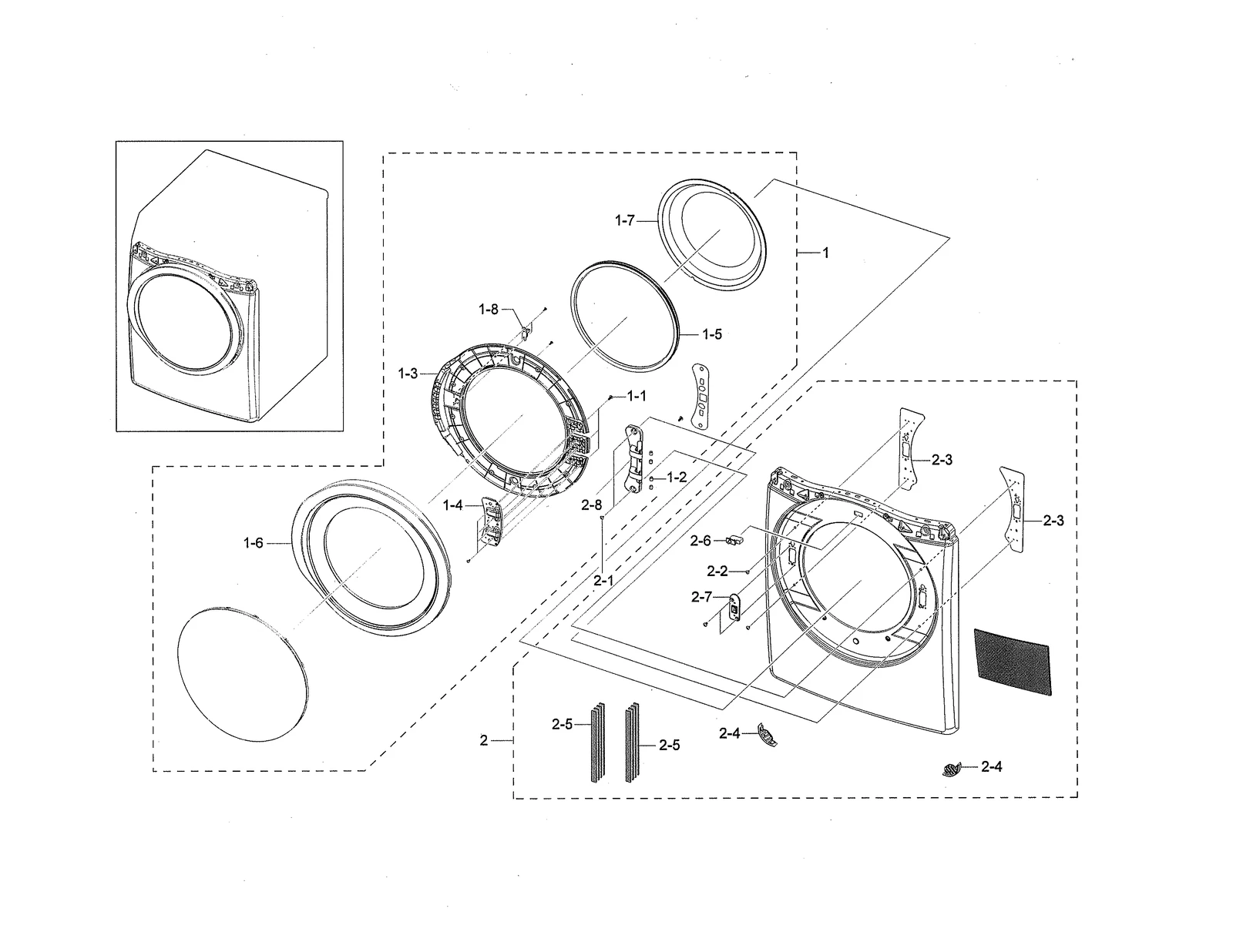 Assembly Frame Front X3