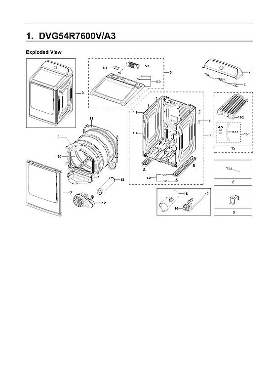Control Panel Parts Assembly