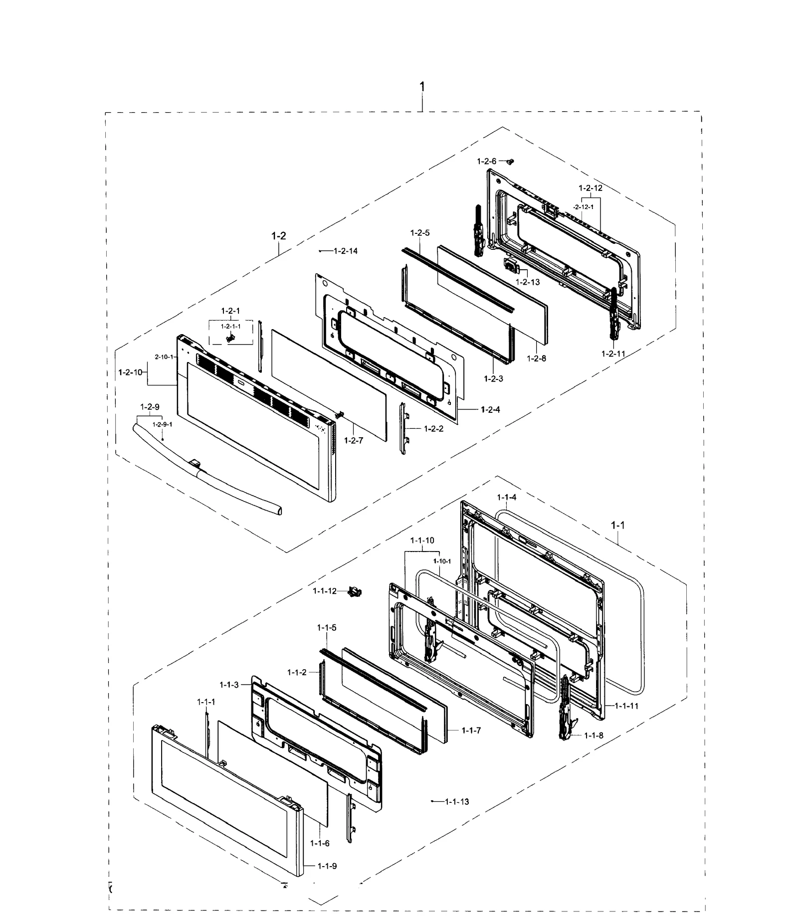 Chassis Door Assembly Upper NE59J78