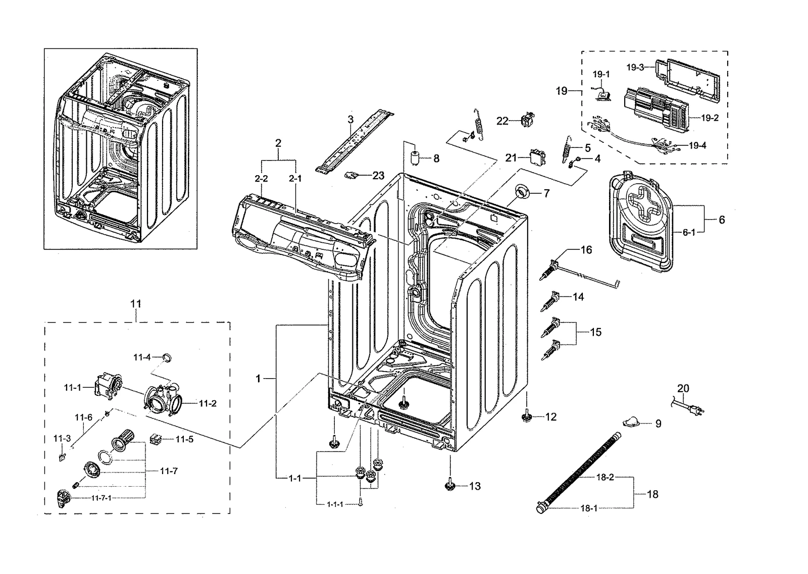 Tub Fixer Assembly