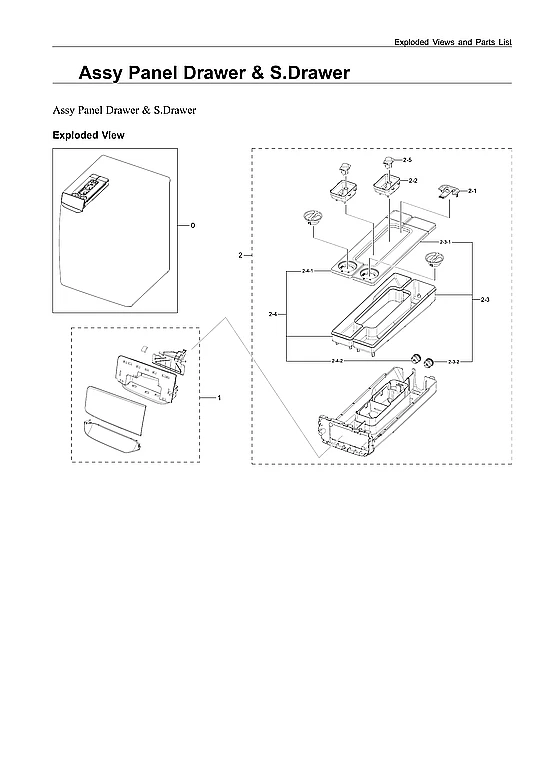 Detergent Case Assembly