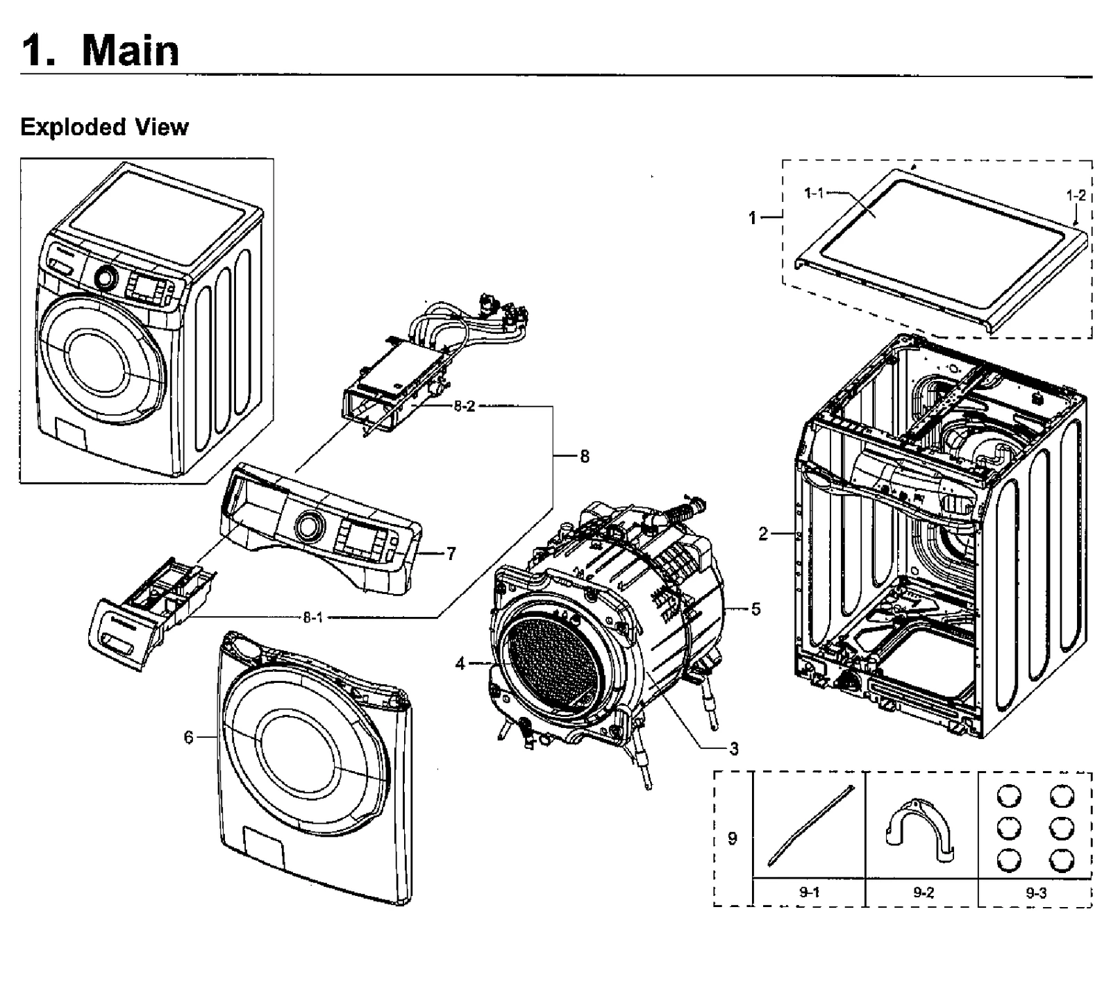 Top Cover Assembly WF45M