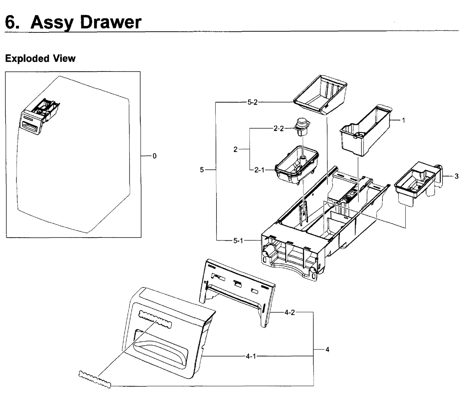 Assembly Drawer Panel