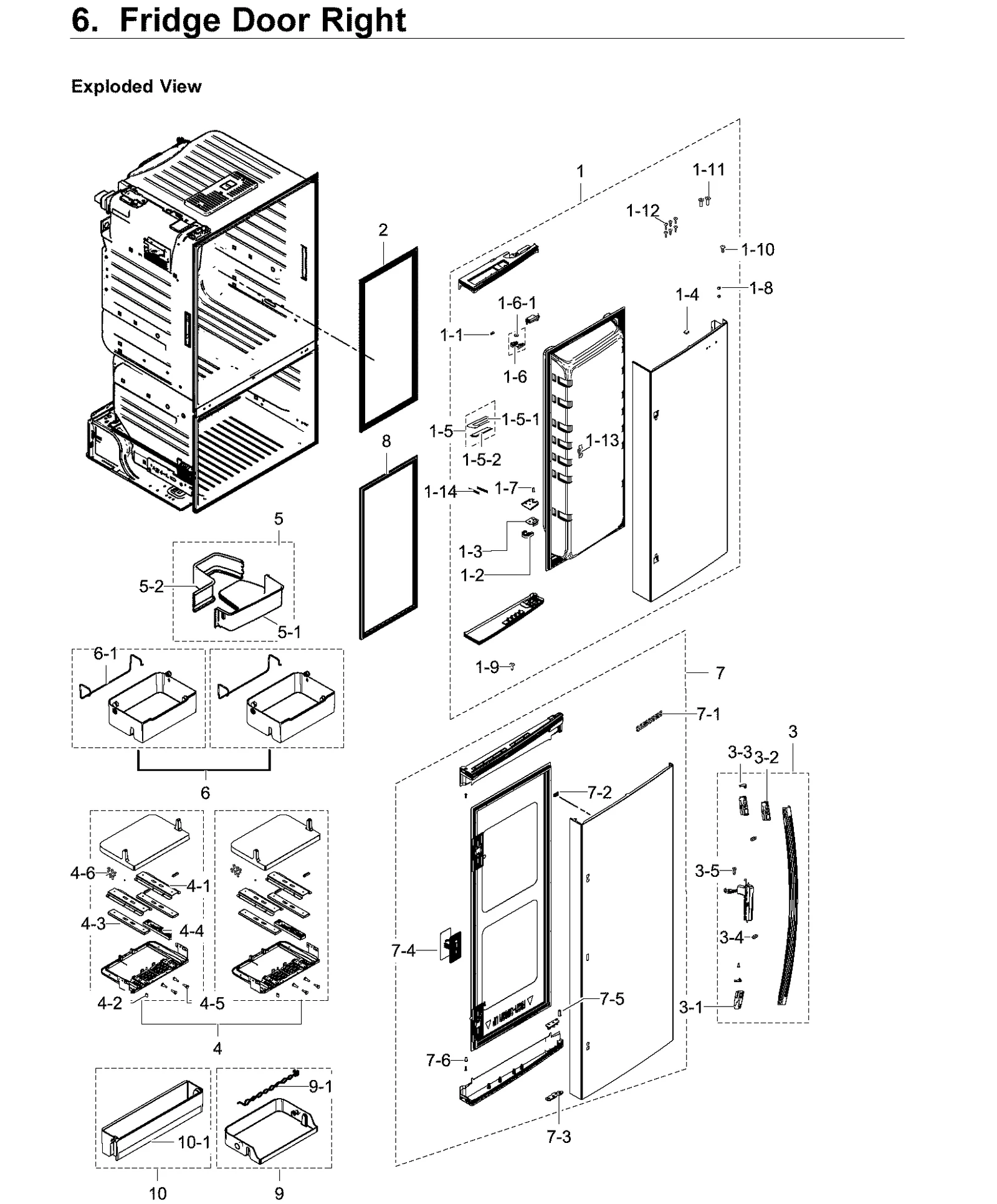 Right-Hand Door Assembly + DW2