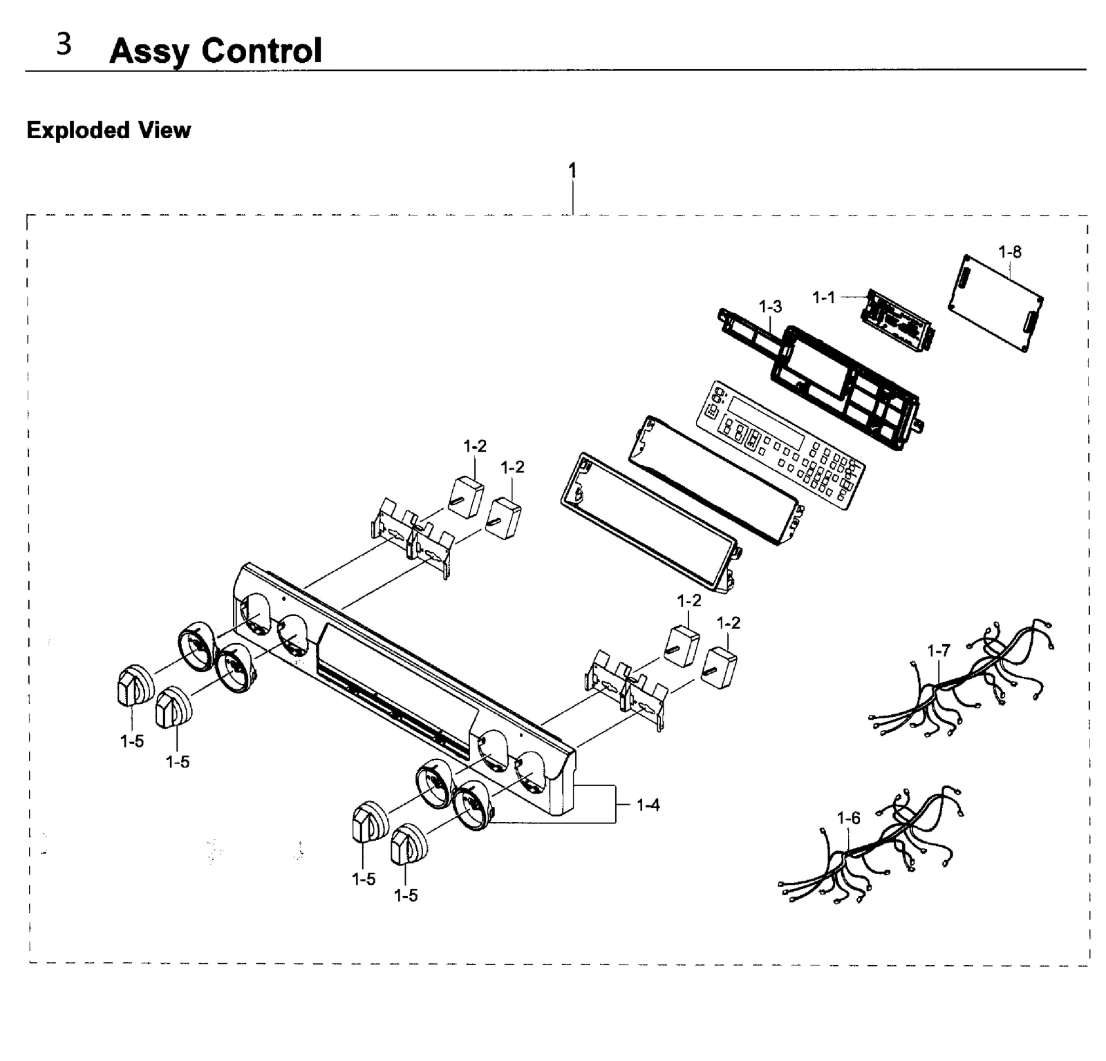 Assembly CONTROL BOX;NE58K9560WS,S