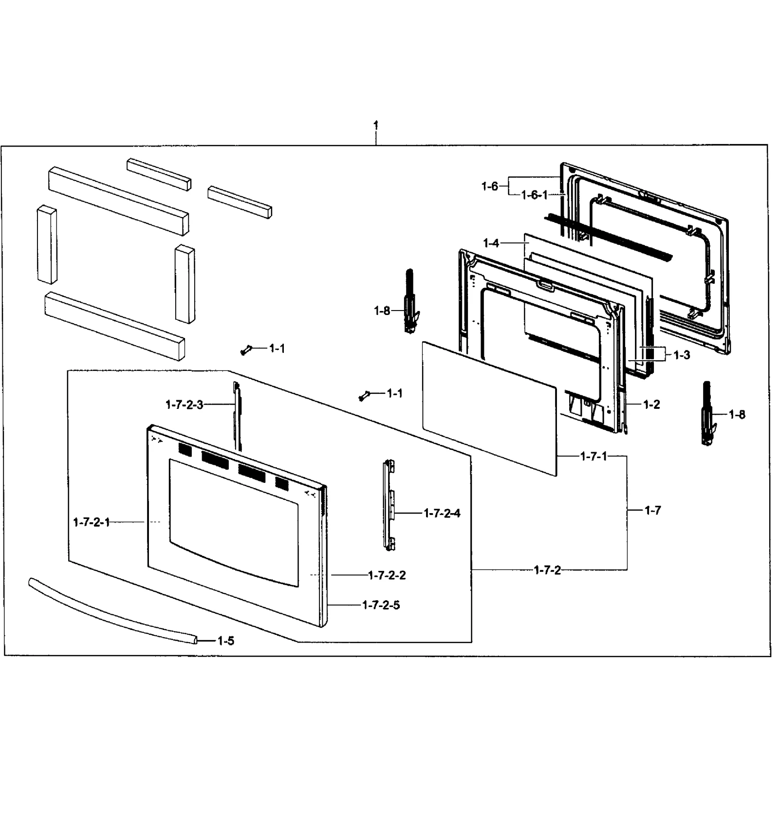 Left Chassis Door Bracket
