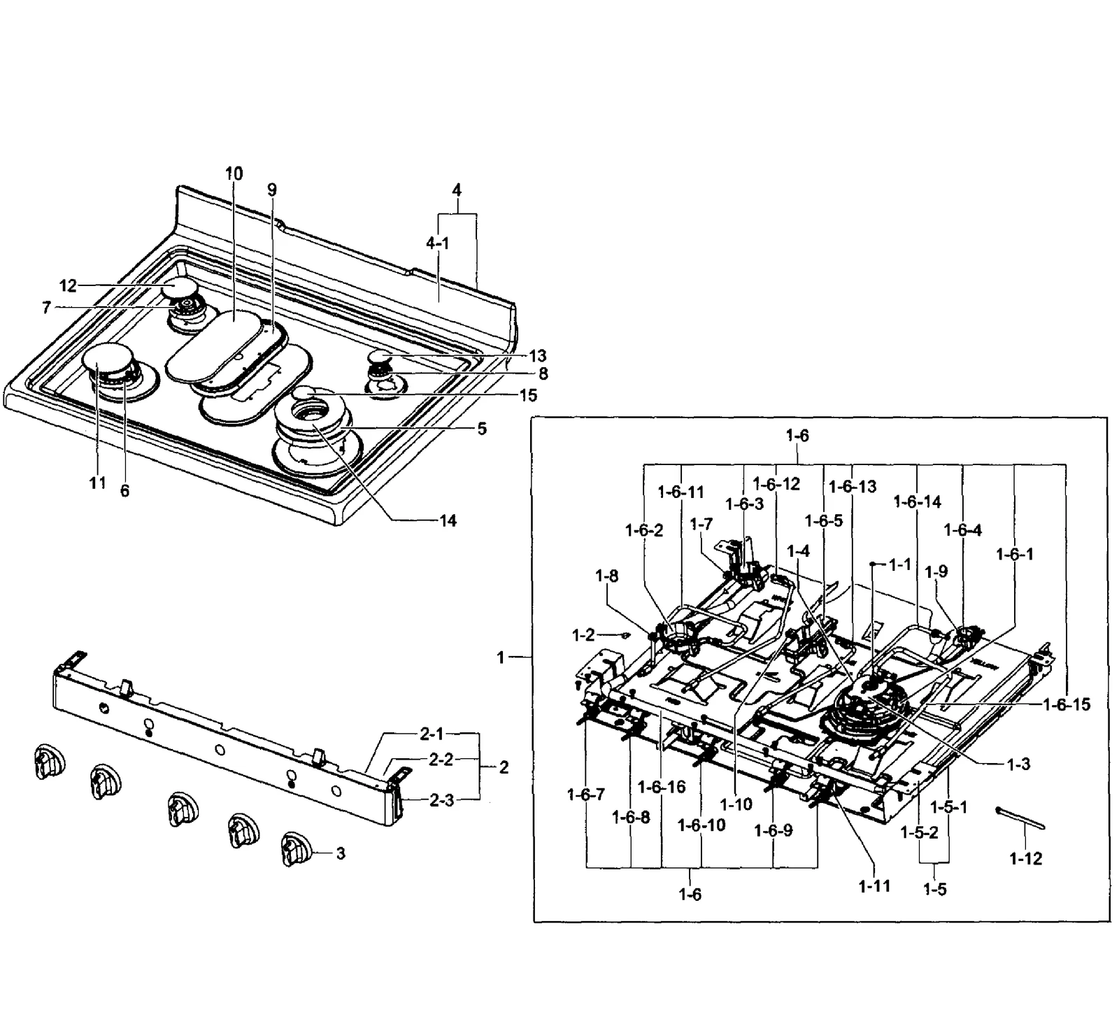 Assembly DUAL Burner Tube
