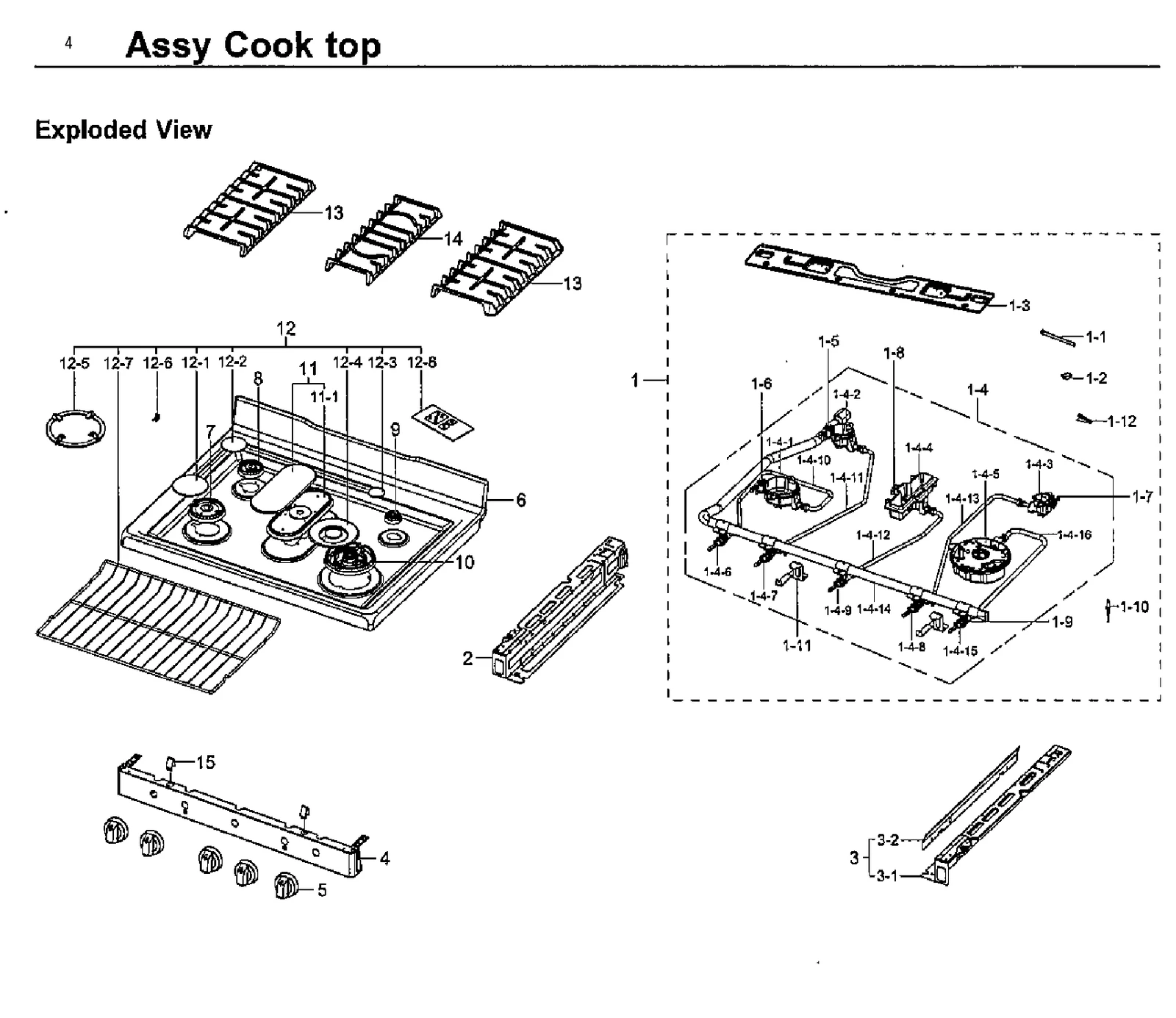 NX58J7750SS Nozzle Kit Assembly