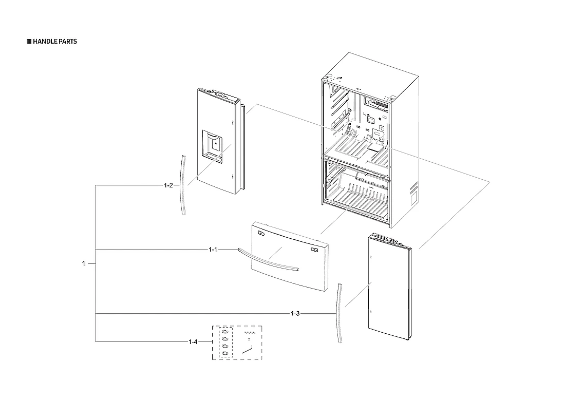 Handle Kit Assembly AW2 F/L
