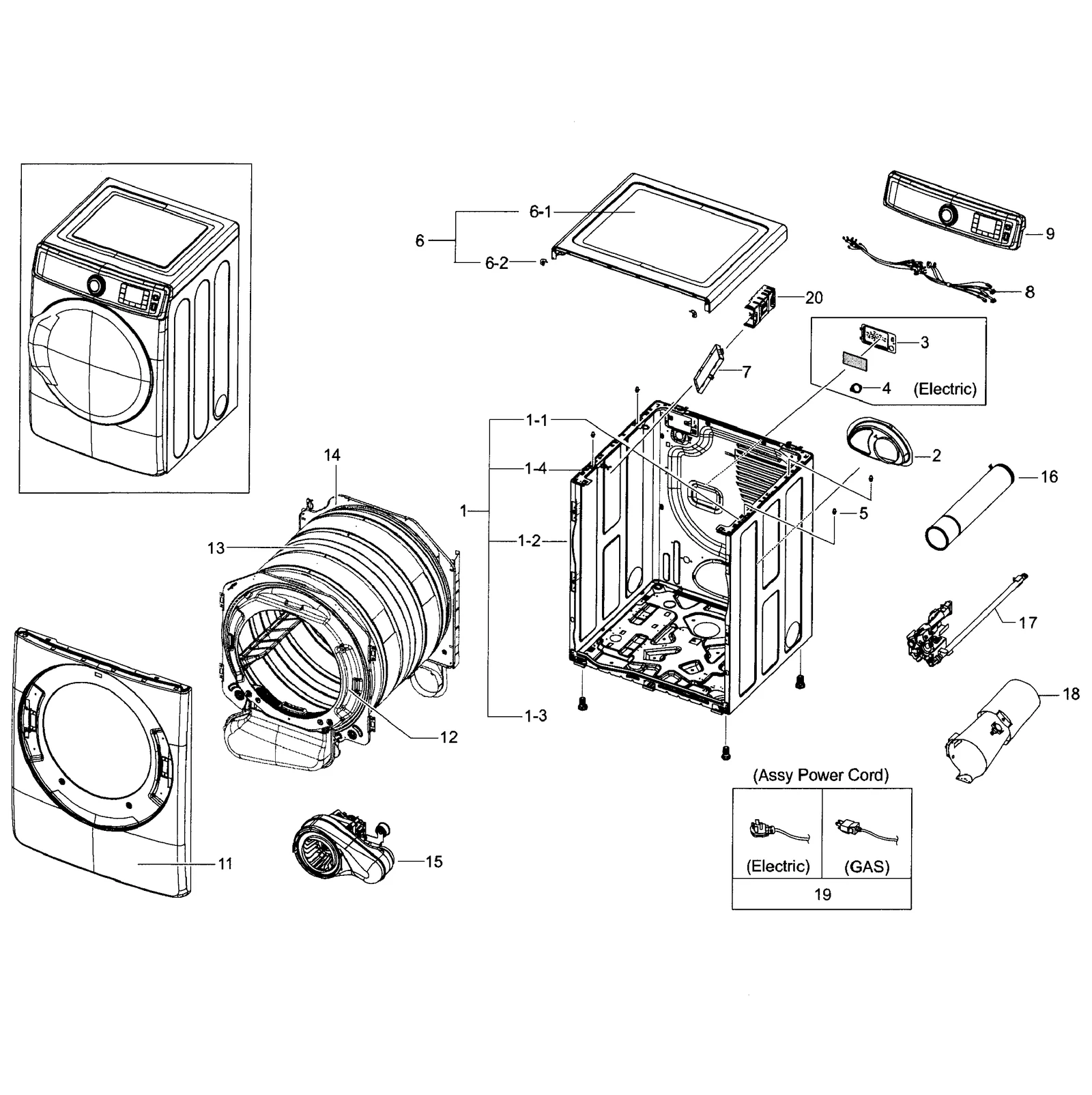 Assembly Frame DV56H910