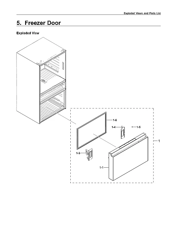 Right Front Door Packing Assembly