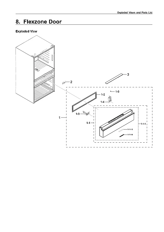Door Foam Assembly - Middle