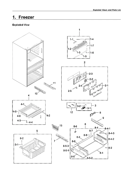 Lower Left Rail Assembly