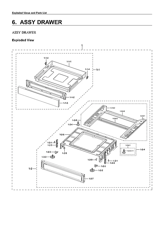 Assembly DRAWER MAIN-MODULE;NE63A6