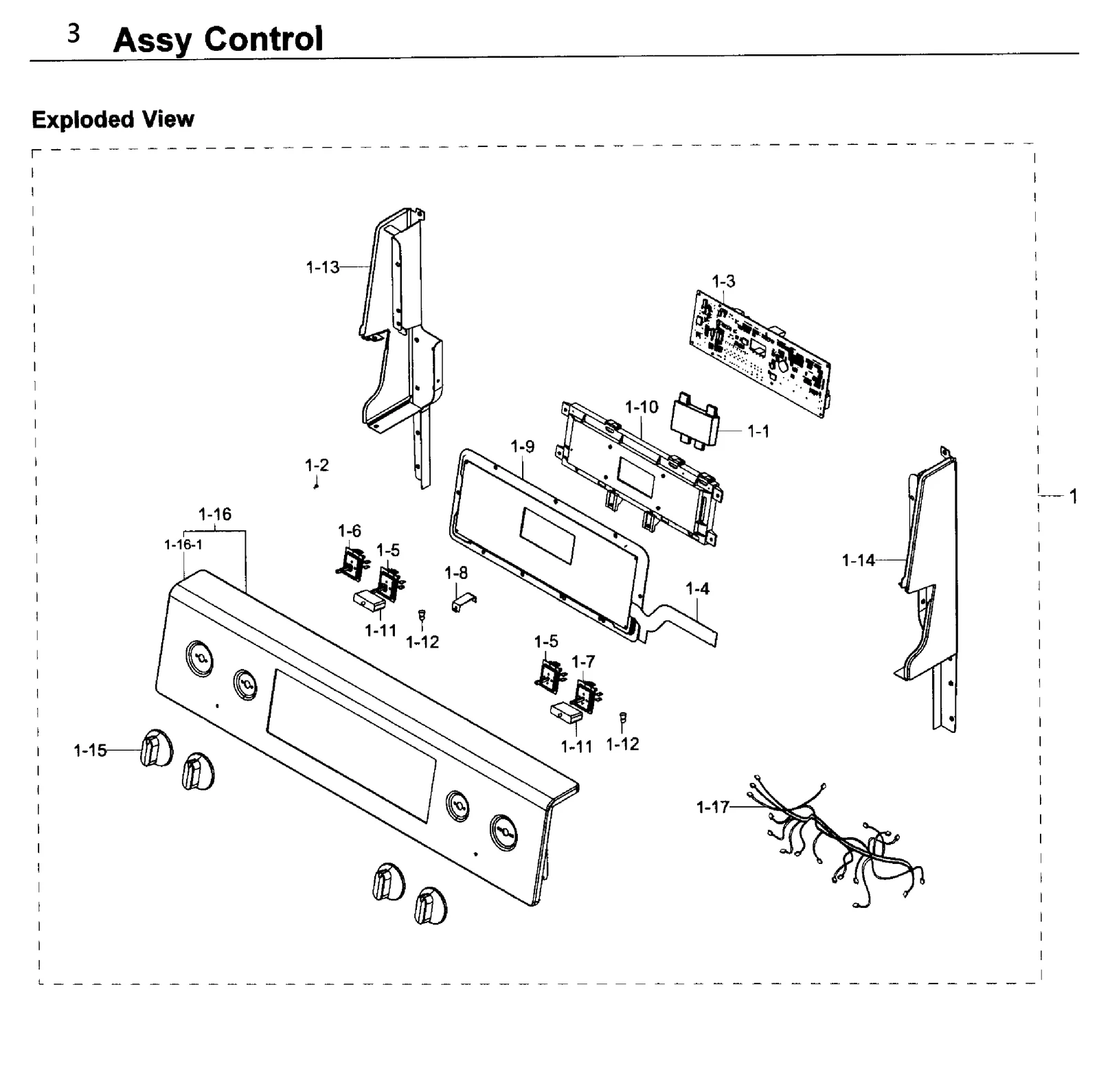 Control Panel Assembly NE59K
