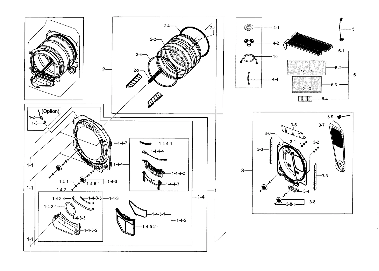 Front Drum Assembly