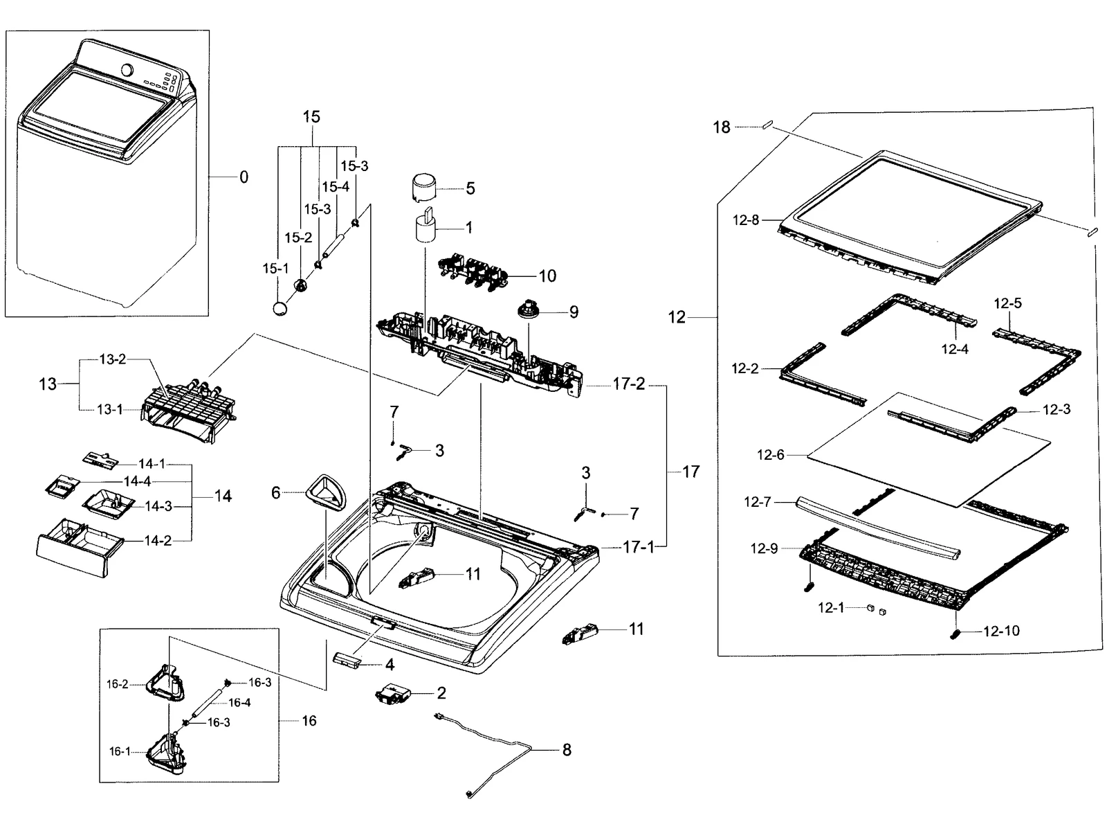 Top Semi Cover Assembly