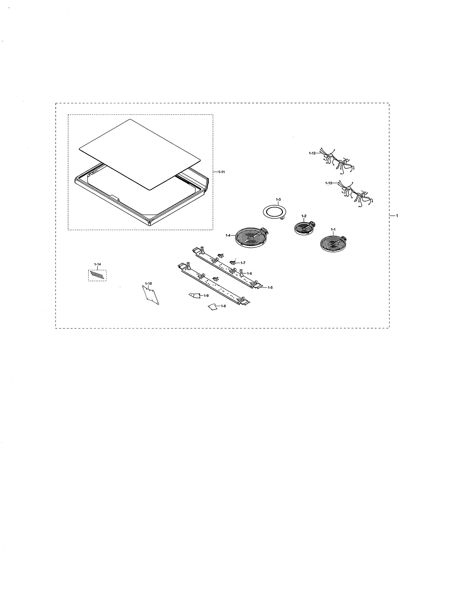Assembly Top Frame NE59N6650