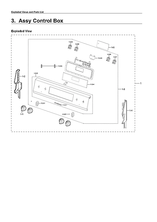 Control Panel Assembly NE59N