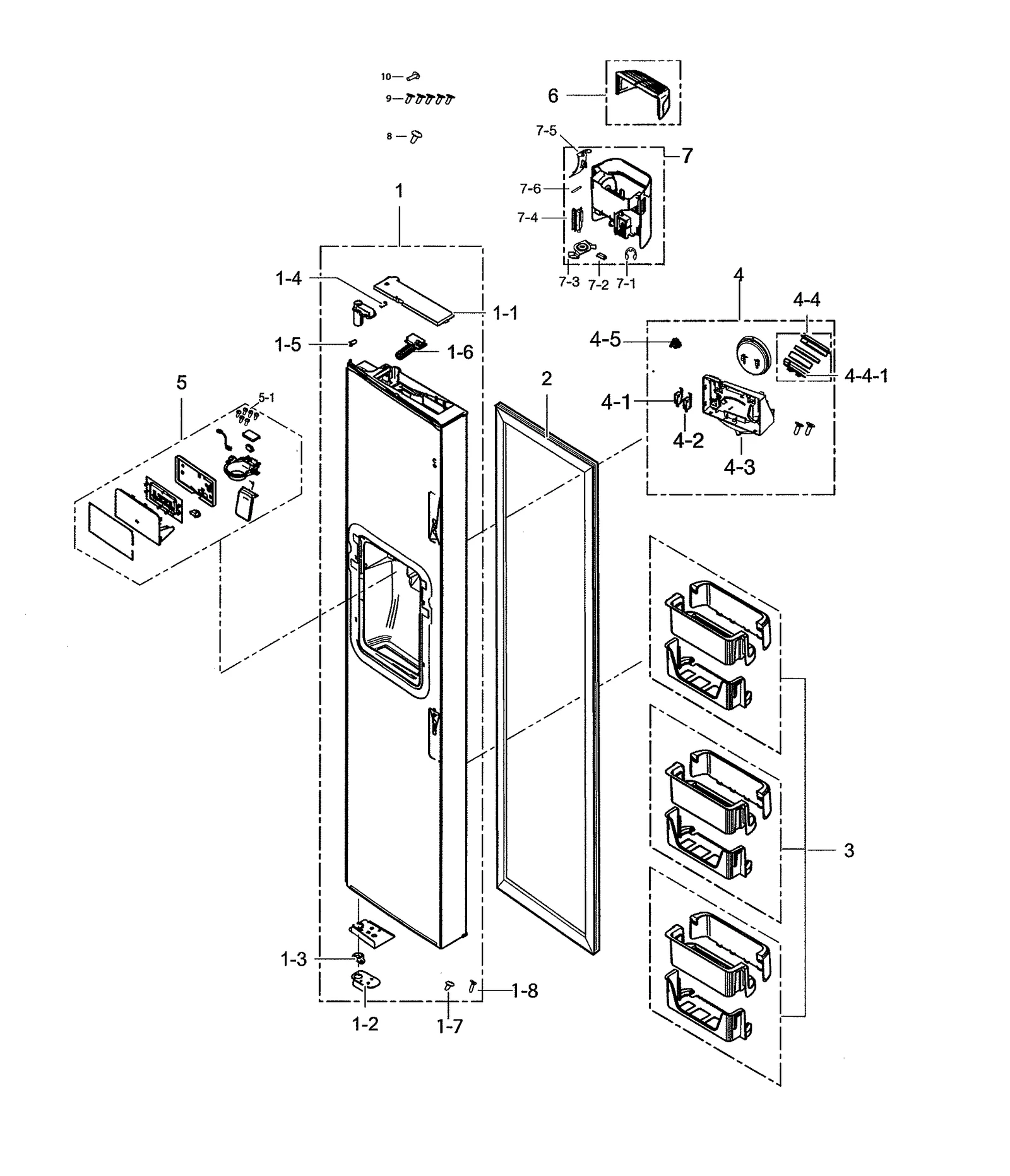 Foam Door Assembly