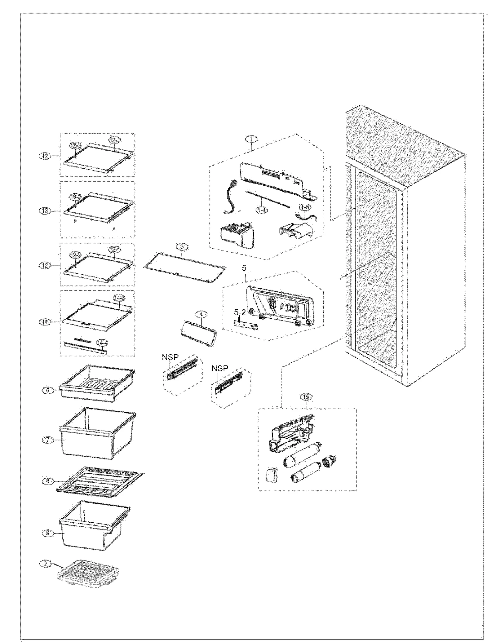 Low Vegetable Cover Assembly