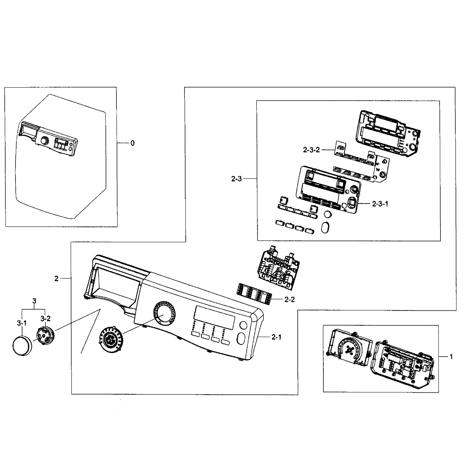 Panel Control WF431, ABS, W679,