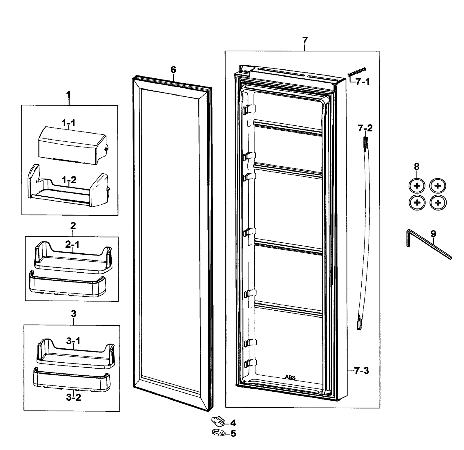 Stainless Steel Door Assembly