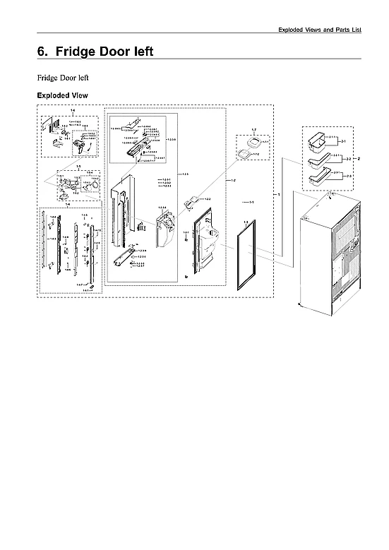 Assy Door Foam-Ref Left