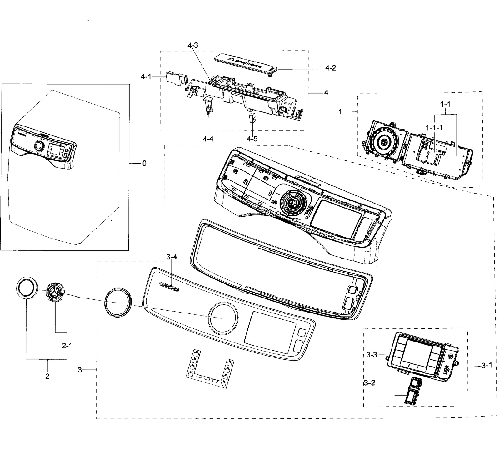 Assembly S.PANEL CONTROL;DV50K7500