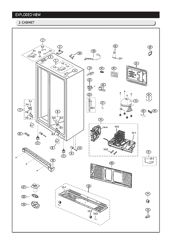Water Pipe Guide Cover Assembly