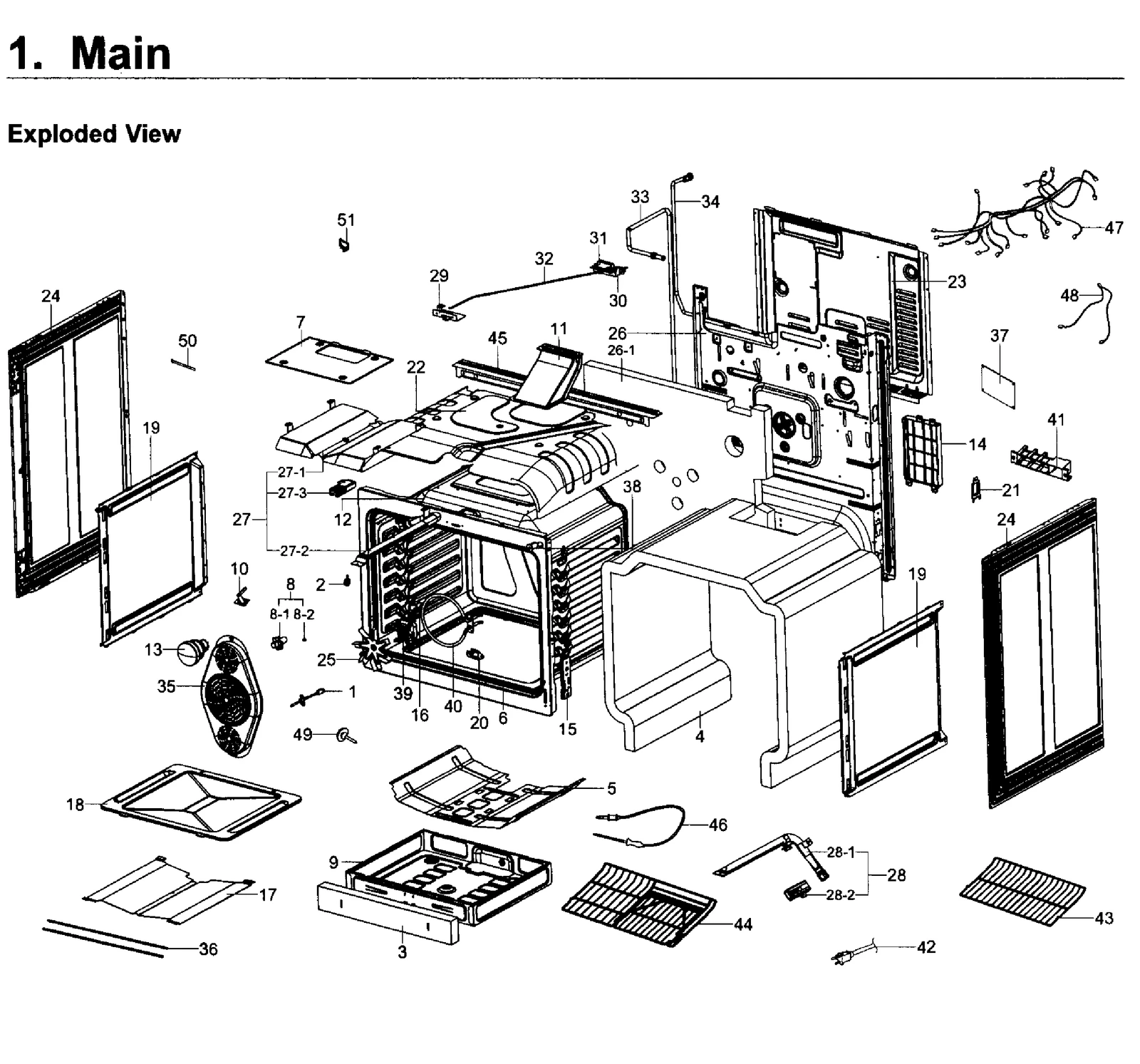Broil Holder Assembly