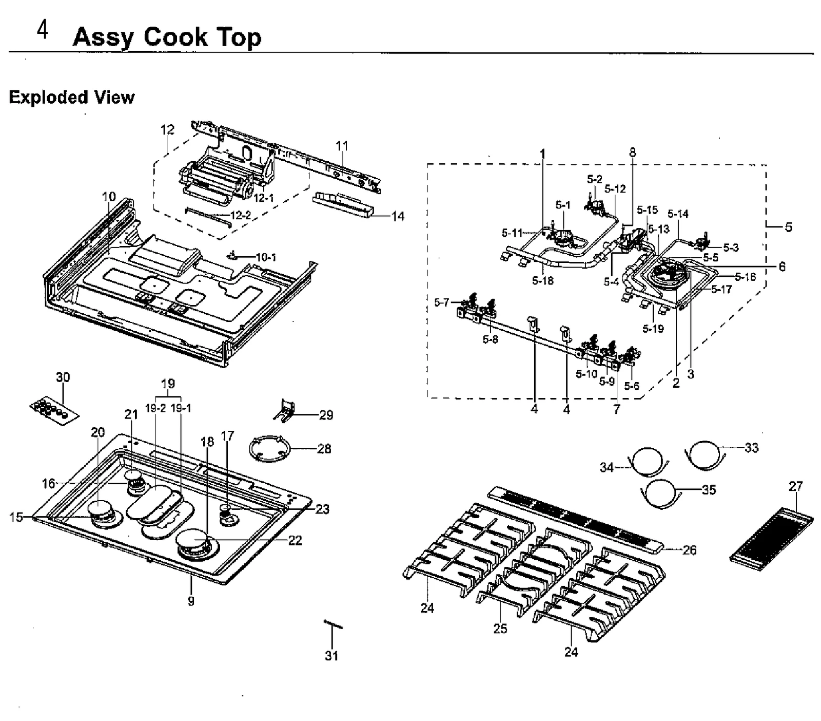 Burner Tube Assembly