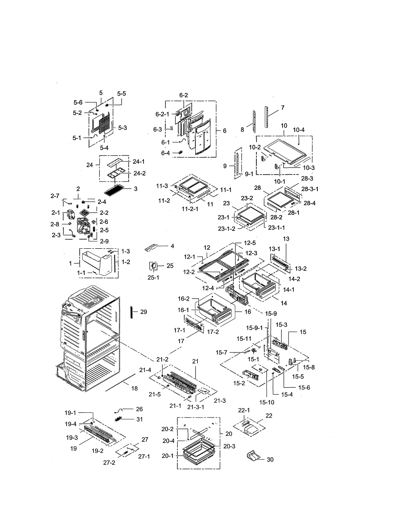 Hanger Assembly RF9000K Cool White