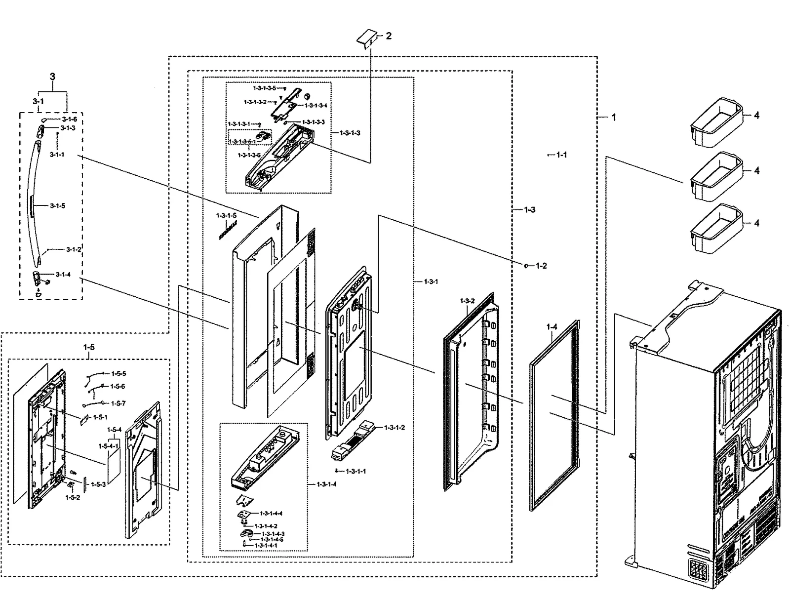 Right Door Foam