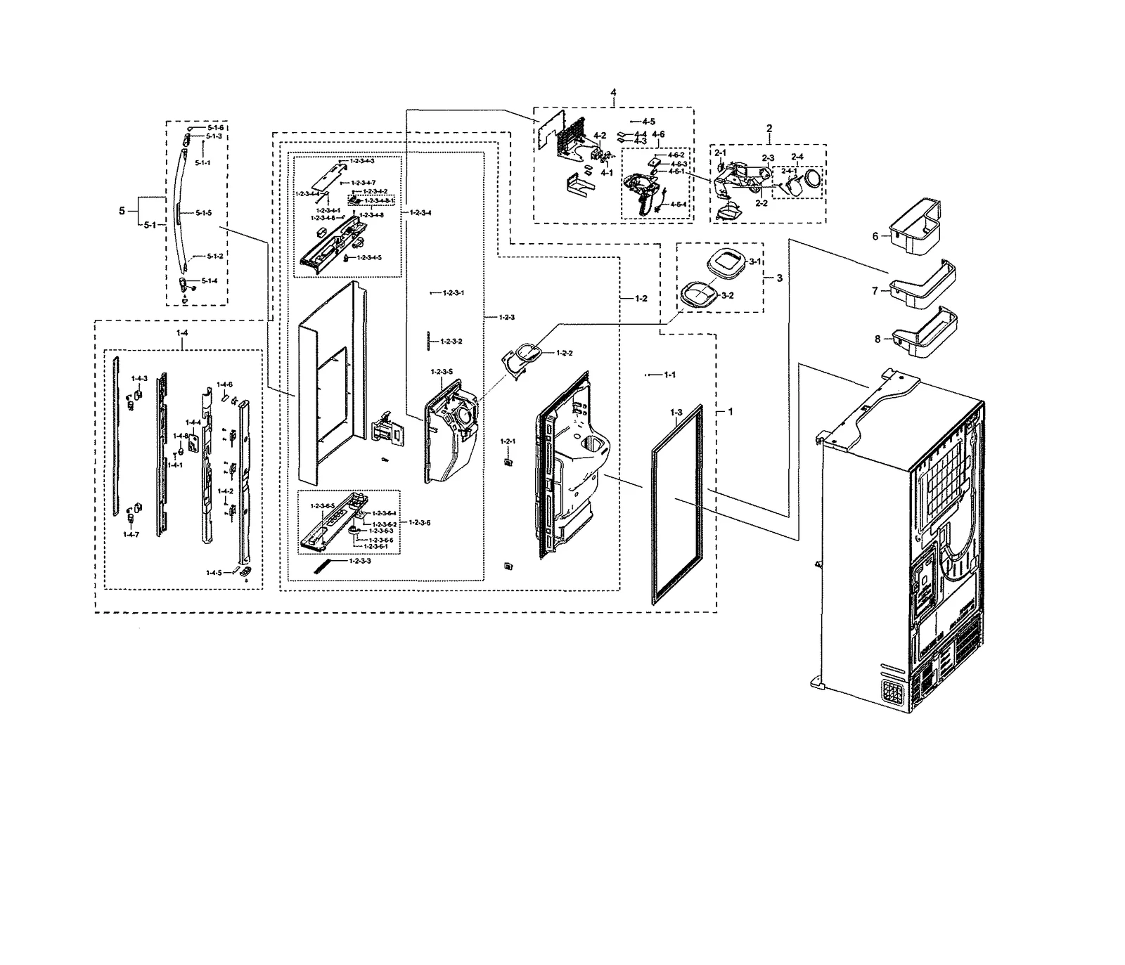 Left Foam Door