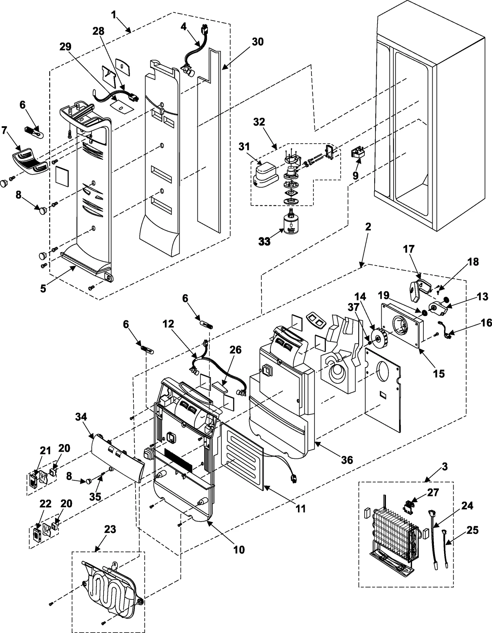 Evaporator Insulation Assembly