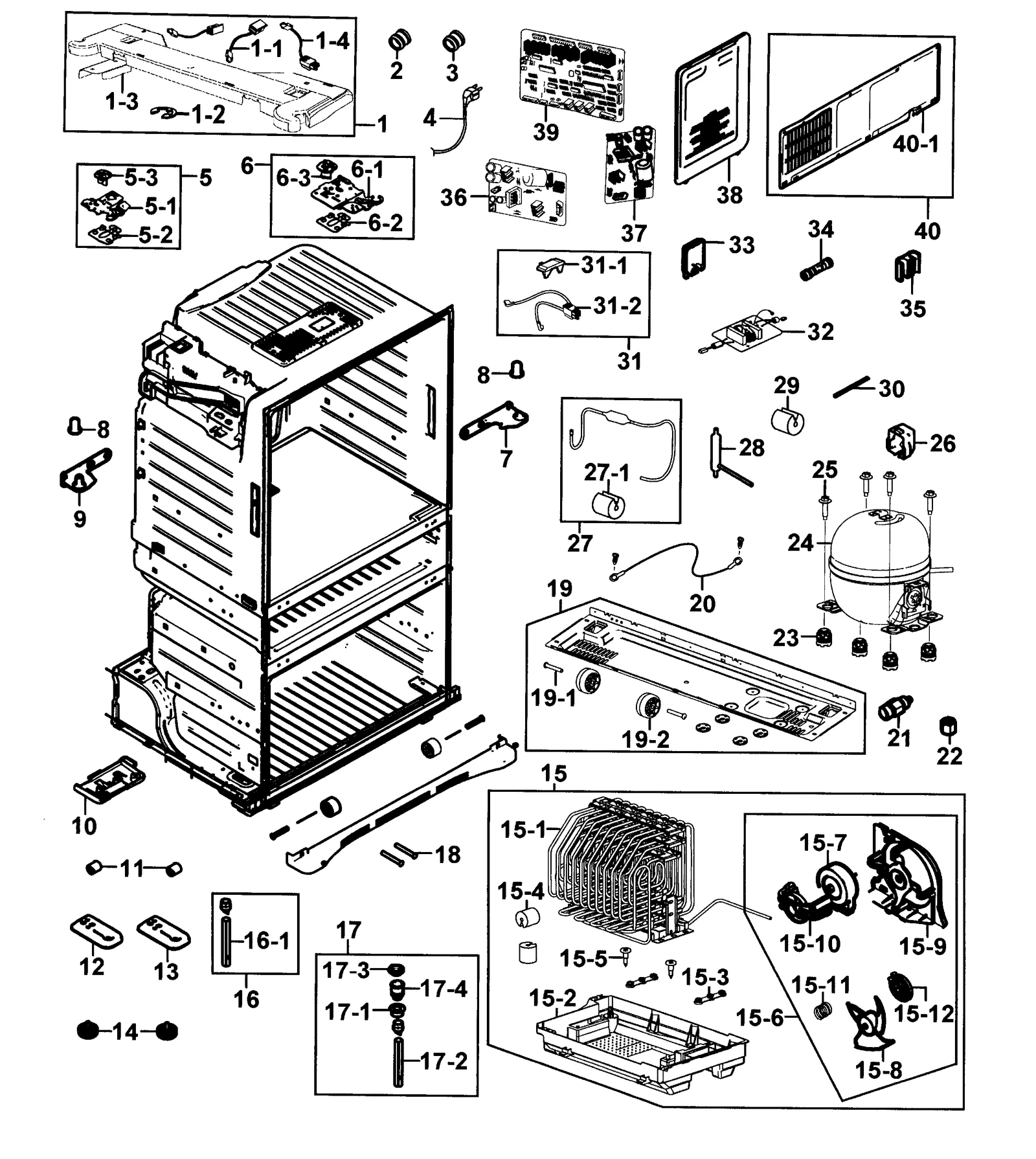 Assembly Top Table Opus1-14 Ebon