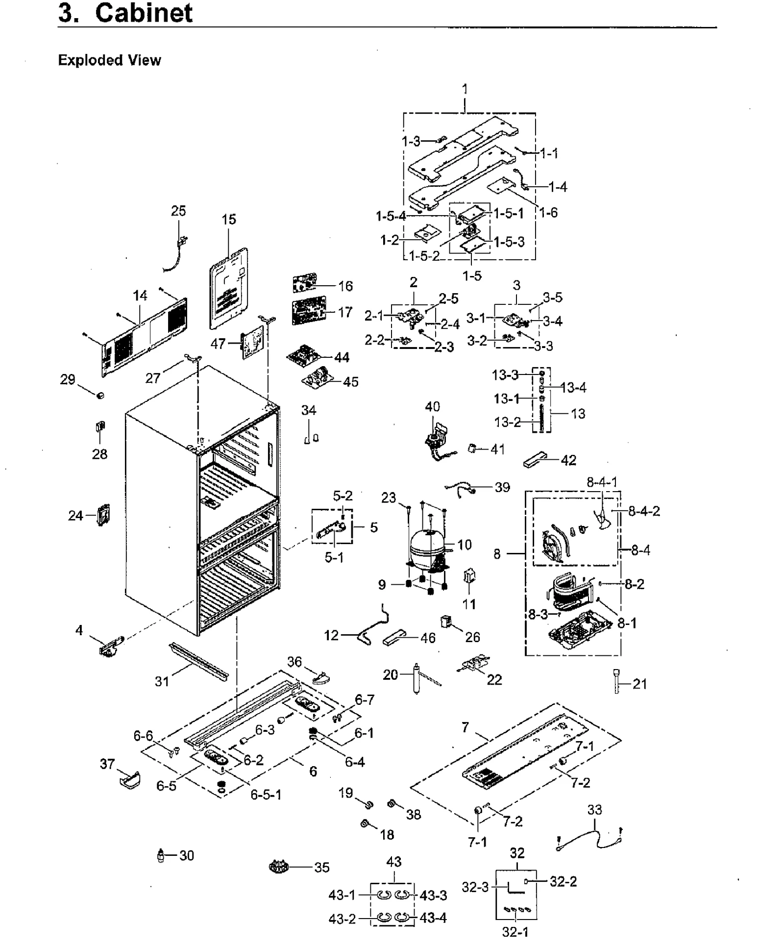 Front Right Leg Cover Assembly