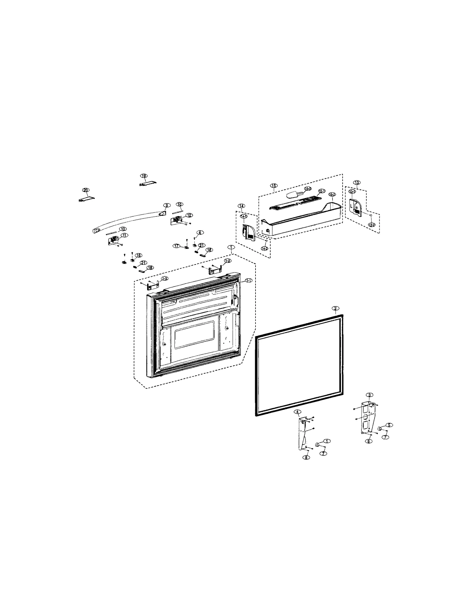 Door Handle Bar Assembly