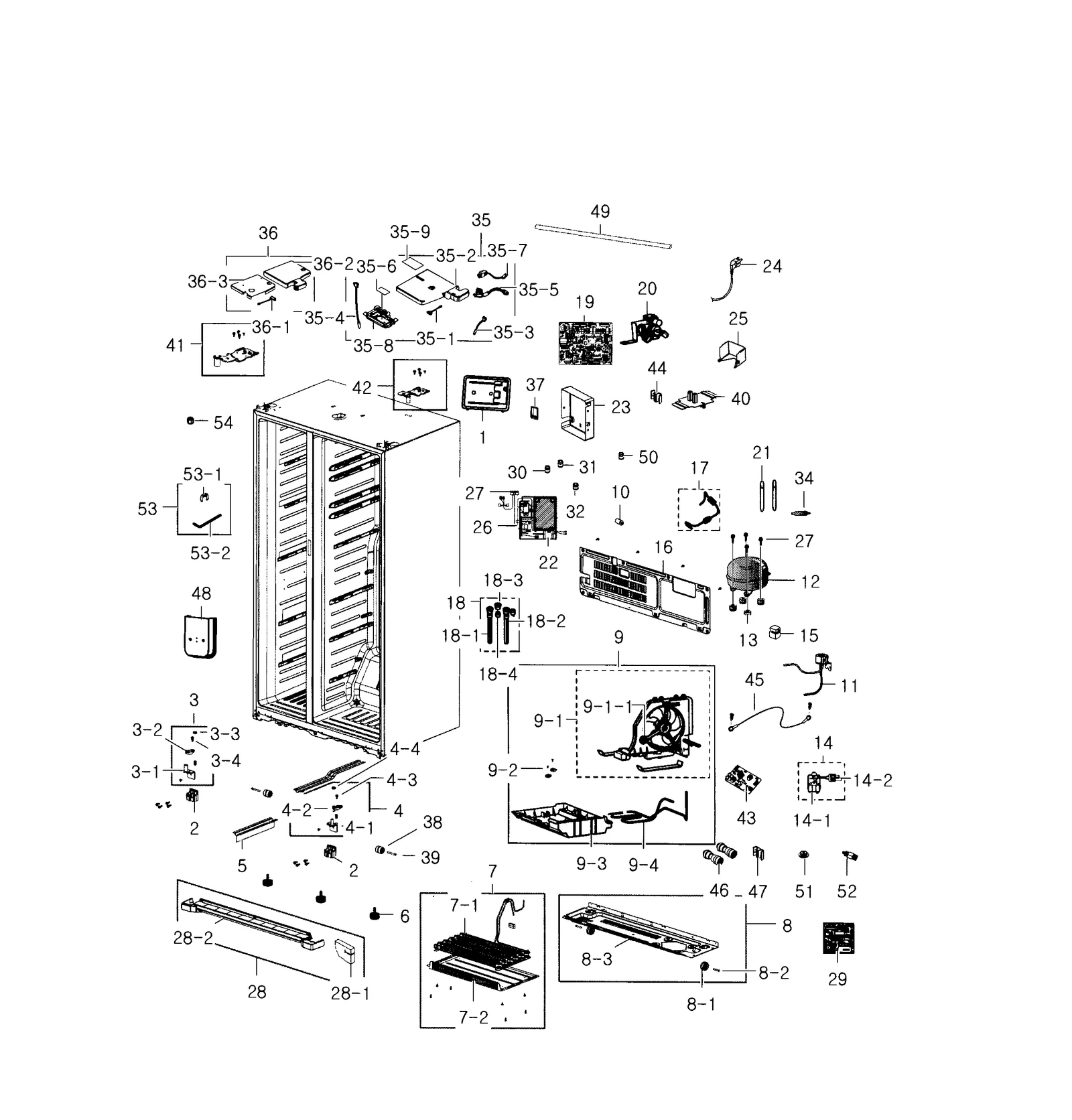 Upper Right Hinge Cover Assembly