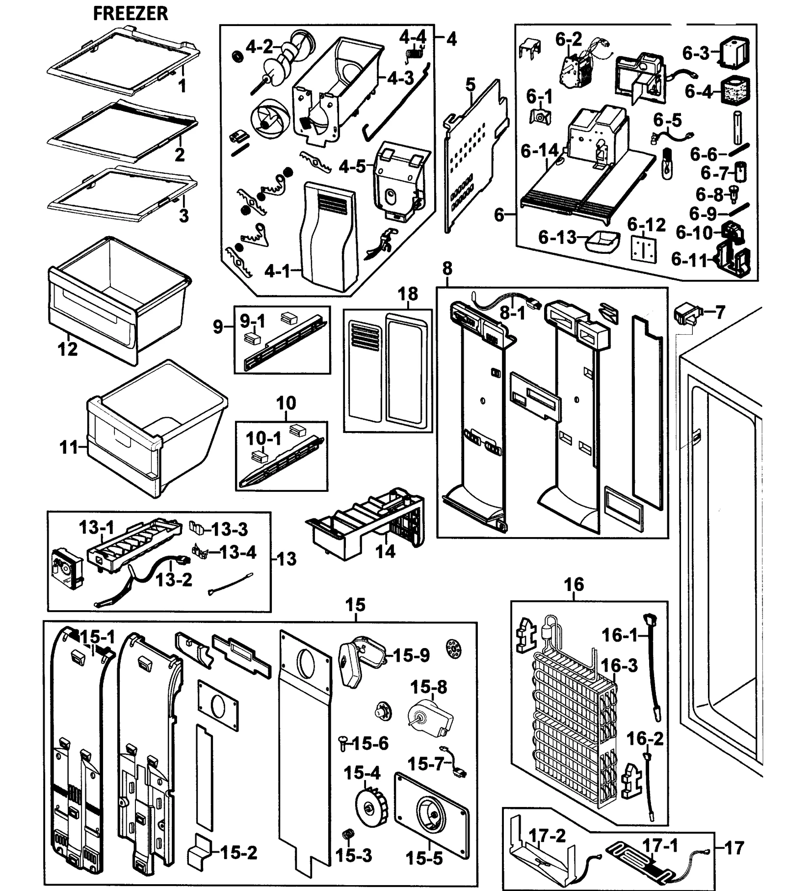 Motor-Auger Case Assembly