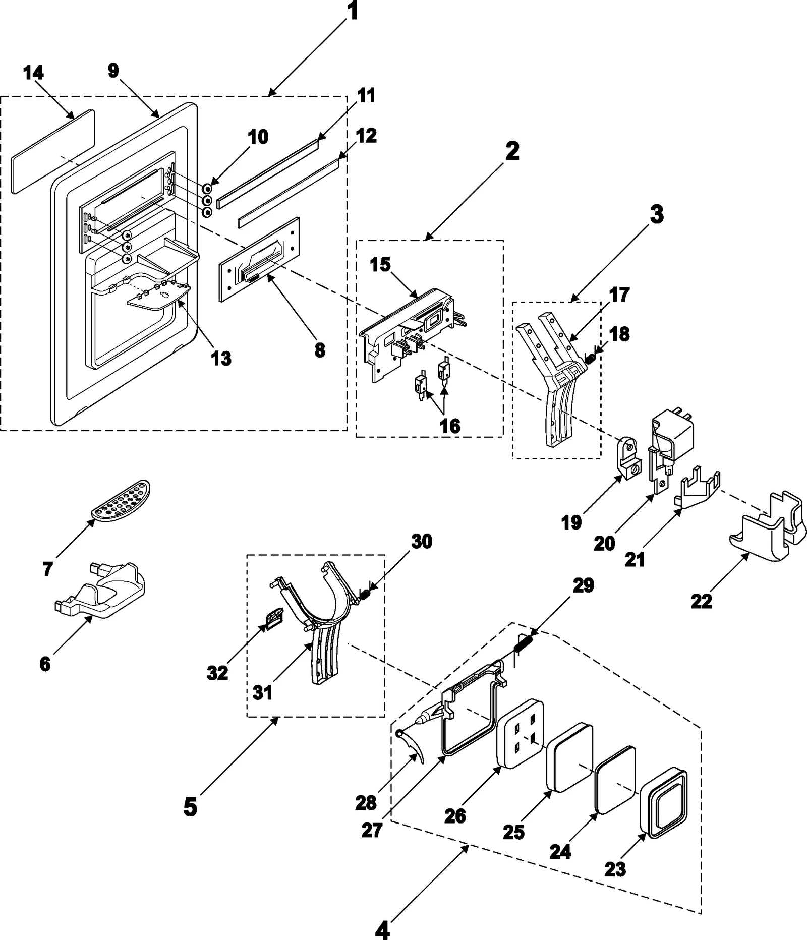 Dispenser Cover Assembly